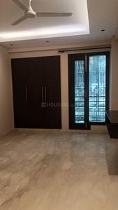 Bedroom Image of 1800 Sq.ft 3 BHK Builder Floor for rent in Hauz Khas New Delhi for Rs. 140000
