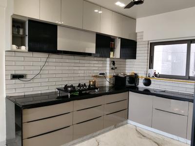 Kitchen Image of 3640 Sq.ft 4 BHK Apartment / Flat for rent in Times 104, Bodakdev Ahmedabad for Rs. 350000