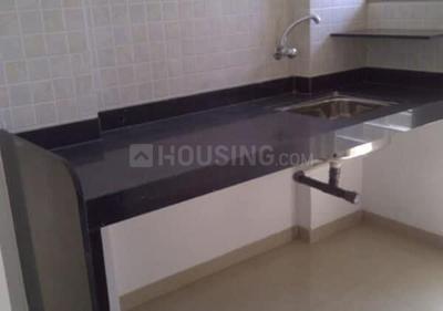 Kitchen Image of 600 Sq.ft 1 BHK Builder Floor for rent in Sangeeta Bagdi Sapna Sangeeta Residency, Musakhedi Indore for Rs. 12000