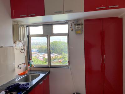 Kitchen Image of 1300 Sq.ft 3 BHK Apartment / Flat for rent in Thane West Thane for Rs. 42000