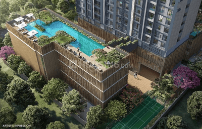 Image of 1200 Sq.ft 3 BHK Apartment / Flat for sale in Dosti Mezzo 22, Sion, Mumbai for Rs. 47000000