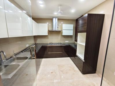 Kitchen Image of 1800 Sq.ft 3 BHK Builder Floor for rent in Safdarjung Enclave New Delhi for Rs. 140000