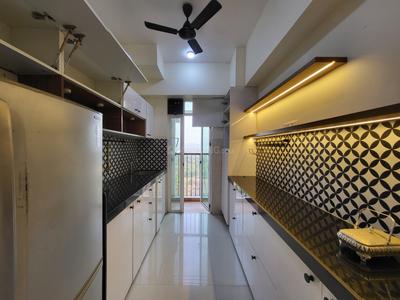 Kitchen Image of 1200 Sq.ft 2.5 BHK Apartment / Flat for rent in Marathon Nexzone Vega 2, Panvel Navi Mumbai for Rs. 39500