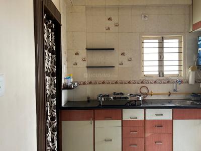 Kitchen Image of 990 Sq.ft 3 BHK Apartment / Flat for sale in Chanakyapuri Ahmedabad for Rs. 7000000