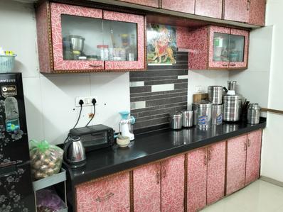 Kitchen Image of 1200 Sq.ft 3 BHK Duplex for rent in Narayan Gardens, New Alkapuri Vadodara for Rs. 50000
