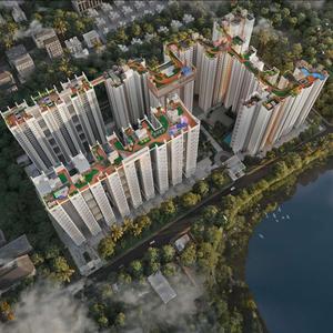 Image of 865 Sq.ft 3 BHK Apartment / Flat for sale in Merlin Serenia, Baranagar, Kolkata for Rs. 9600000