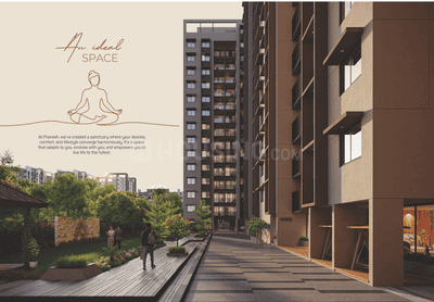 Image of 1332 Sq.ft 2 BHK Apartment / Flat for sale in Randesan, Gandhinagar for Rs. 6216000