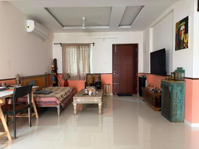 Hall Image of 1730 Sq.ft 3 BHK Apartment / Flat for rent in Alekhya Palm Woods, Financial District Hyderabad for Rs. 62000