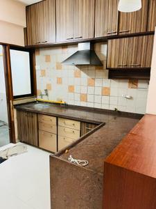 Kitchen Image of 1980 Sq.ft 3 BHK Apartment / Flat for rent in Sheladia Prestige Tower, Bodakdev Ahmedabad for Rs. 35000