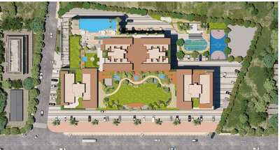 Image of 1108 Sq.ft 2 BHK Apartment / Flat for sale in ANP Autograph, Punawale, Pune for Rs. 9580000