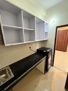 Kitchen Image of 1500 Sq.ft 1 RK Apartment / Flat for rent in Sector 17 Gurgaon for Rs. 18000