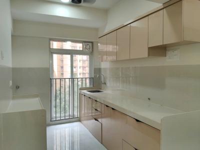Kitchen Image of 600 Sq.ft 2 BHK Apartment / Flat for rent in Swastik Platinum, Vikhroli East Mumbai for Rs. 53000