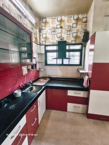 Kitchen Image of 600 Sq.ft 1 BHK Independent House for rent in Bandal Complex, Kothrud Pune for Rs. 25000