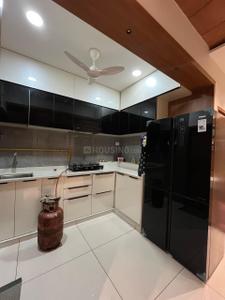 Kitchen Image of 1850 Sq.ft 3 BHK Apartment / Flat for rent in Adani The Meadows, Shantigram Ahmedabad for Rs. 70000