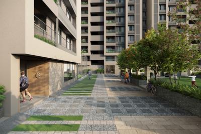 Image of 968 Sq.ft 3 BHK Apartment / Flat for sale in Shela, Ahmedabad for Rs. 8600000