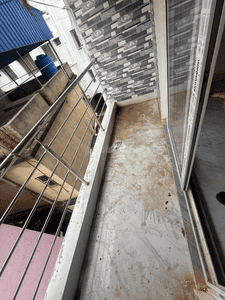 Balcony Image of 1139 Sq.ft 3 BHK Apartment / Flat for sale in Durga Nagar Kolkata for Rs. 4556000