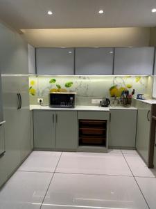 Kitchen Image of 2150 Sq.ft 3 BHK Apartment / Flat for rent in Darshanam Club Life Phase Il, Undera Vadodara for Rs. 50000