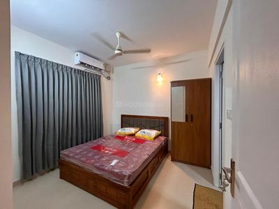 Bedroom Image of 950 Sq.ft 1 BHK Apartment / Flat for rent in Pottammal Kozhikode for Rs. 35000