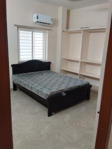 Bedroom Image of 1550 Sq.ft 3 BHK Builder Floor for rent in Financial District Hyderabad for Rs. 42000