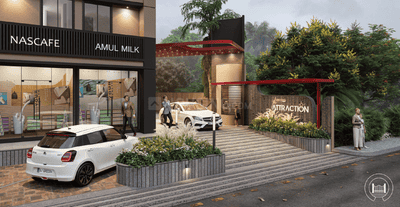 Image of 1620 Sq.ft 2 BHK Apartment / Flat for sale in The Attraction, Sargasan, Gandhinagar for Rs. 6600000