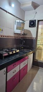 Kitchen Image of 980 Sq.ft 2 BHK Apartment / Flat for rent in Sai Builders And Developers Excellency Heights, Mira Road East Mira Bhayandar for Rs. 28000