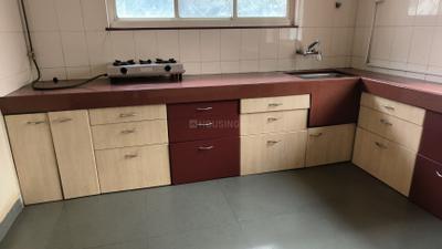 Kitchen Image of 1600 Sq.ft 3 BHK Independent House for rent in Saudamini Sudamini Society, Kothrud Pune for Rs. 48000