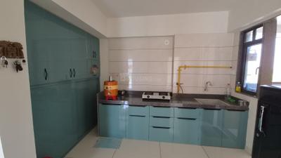 Kitchen Image of 2000 Sq.ft 3 BHK Apartment / Flat for rent in The Atlantis 84, Zundal Ahmedabad for Rs. 25000