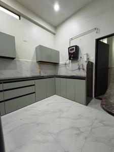Kitchen Image of 1100 Sq.ft 2 BHK Builder Floor for rent in Mahalakshmi Nagar Indore for Rs. 26000