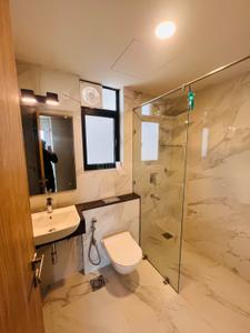 Bathroom Image of 1190 Sq.ft 2 BHK Apartment / Flat for rent in M3M Skywalk, Sector 74 Gurgaon for Rs. 53000