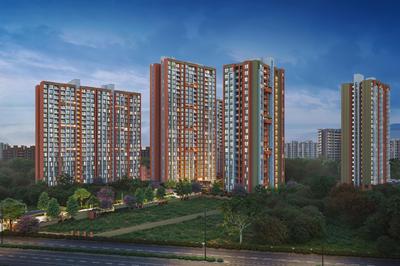 Image of 1000 Sq.ft 3 BHK Apartment / Flat for sale in Prism City Blue, Charholi Budruk, Pune for Rs. 7500000