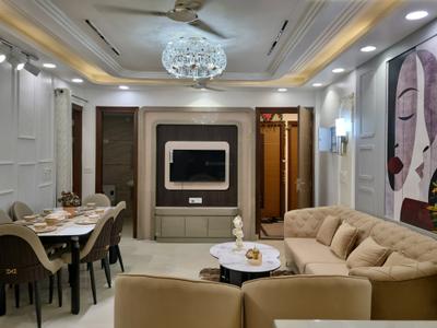Living Room Image of 1200 Sq.ft 4 BHK Apartment / Flat for sale in Hastsal New Delhi for Rs. 7700000