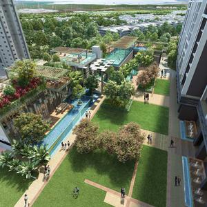 Balcony Image of 953 Sq.ft 2 BHK Apartment / Flat for sale in Lodha Aura, Wadala East Mumbai for Rs. 46000000