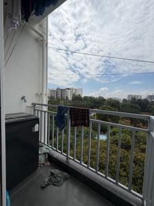 Balcony Image of 600 Sq.ft 1 BHK Apartment / Flat for rent in Whitefield Bengaluru for Rs. 27400