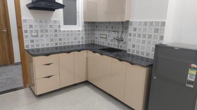 Kitchen Image of 800 Sq.ft 1 BHK Builder Floor for rent in Sector 14 Gurgaon for Rs. 35000