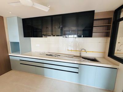 Kitchen Image of 3060 Sq.ft 3 BHK Apartment / Flat for rent in Asteria, PDPU Road Gandhinagar for Rs. 70000