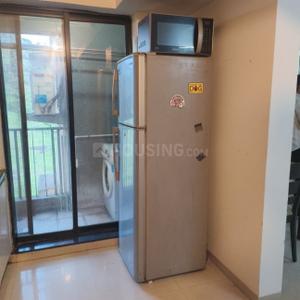 Kitchen Image of 800 Sq.ft 1.5 BHK Apartment / Flat for rent in Long Island, Charholi Budruk Pune for Rs. 25000