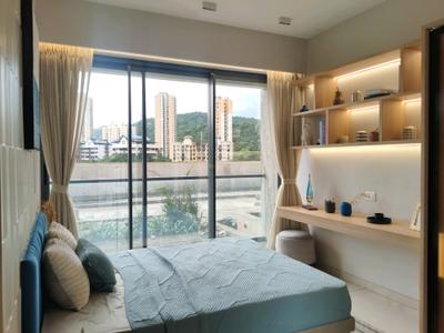 Bedroom Image of 650 Sq.ft 1 BHK Apartment / Flat for sale in Lodha Amara, Kolshet Thane for Rs. 8000000