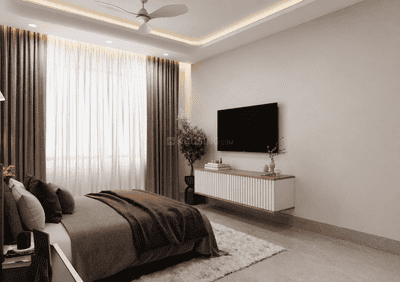 Bedroom Image of 2500 Sq.ft 3.5 BHK Builder Floor for sale in Sarvodaya Enclave New Delhi for Rs. 105000000