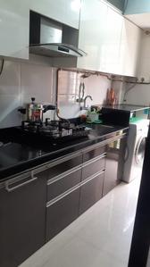 Kitchen Image of 1000 Sq.ft 2 BHK Villa for rent in Aaram CHS, Airoli Navi Mumbai for Rs. 42000