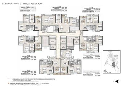 Image of 1050 Sq.ft 3 BHK Apartment / Flat for sale in Rustomjee La Vie Wing C, Thane West, Thane for Rs. 18000000