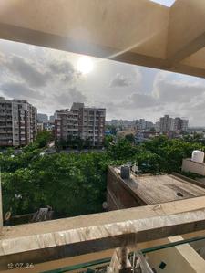 Balcony Image of 1064 Sq.ft 2 BHK Apartment / Flat for rent in Sai Krupa Landmark, Thergaon Pune for Rs. 20000