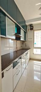 Kitchen Image of 1400 Sq.ft 3 BHK Apartment / Flat for rent in Kasarvadavali Thane for Rs. 50000