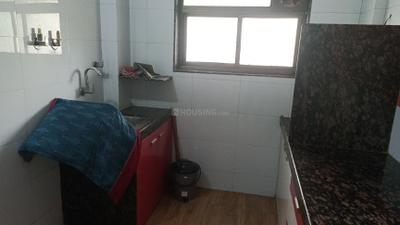 Kitchen Image of 520 Sq.ft 1 BHK Apartment / Flat for rent in Kasarvadavali Thane for Rs. 20000