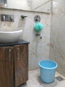Common Bathroom Image of 370 Sq.ft 1 RK Apartment / Flat for rent in DLF Capital Greens Phase 1 And 2, Karampura New Delhi for Rs. 24000