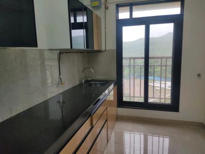 Kitchen Image of 550 Sq.ft 1 BHK Apartment / Flat for rent in MICL Aaradhya Highpark Project 2 Of Phase I, Dahisar East Mumbai for Rs. 28999