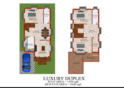 Image of 1650 Sq.ft 2 BHK Duplex for sale in Chas, Bokaro for Rs. 5500000