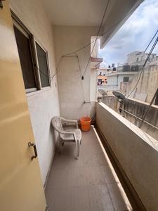 Balcony Image of 548 Sq.ft 1 BHK Builder Floor for rent in Murugeshpalya Bengaluru for Rs. 25000