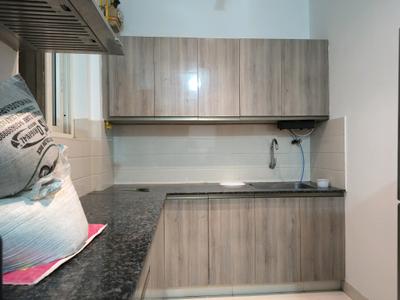 Kitchen Image of 650 Sq.ft 1 BHK Apartment / Flat for sale in Disha Courtyard, Whitefield Bengaluru for Rs. 7900000
