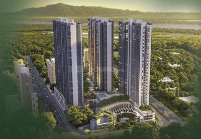 Image of 850 Sq.ft 3 BHK Apartment / Flat for sale in Kasarvadavali, Thane for Rs. 12000000