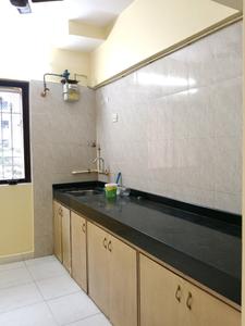 Kitchen Image of 450 Sq.ft 1 BHK Apartment / Flat for rent in Kabra Happy Valley, Thane West Thane for Rs. 24000